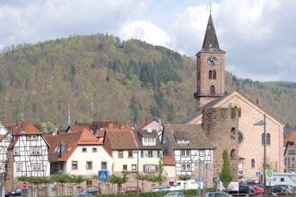 Evangelische Michaelskirche und Katholische Kirche St. Johannes Nepomuk Eberbach | © Andreas Held