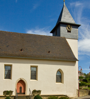 Evangelische St. Sebastian Kirche Kraichtal-Bahnbrücken | © Land der 1000 Hügel - Kraichgau-Stromberg
