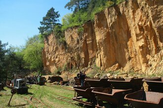 Feldbahn im Steinbruch Leferenz, Dossenheim | © Landratsamt Rhein-Neckar-Kreis