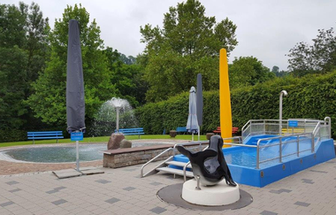 Kleinkinderbereich im Freibad Neudenau | HeilbronnerLand | © Stadt Neudenau