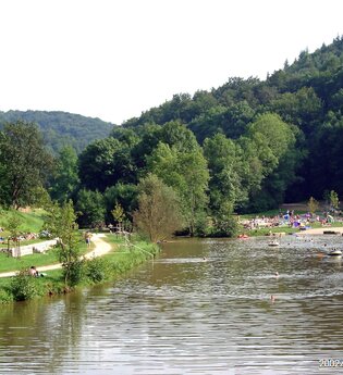 Freizeit- und Erholungsgebiet Münsterseen | © Touristinformation Creglingen /Bild Hein