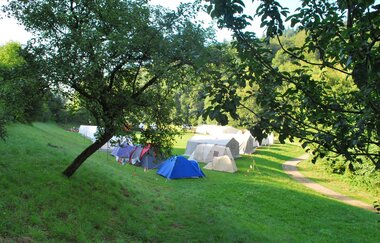Freizeit- und Erholungsgebiet Münsterseen | © Touristinformation Creglingen / Bild Hein