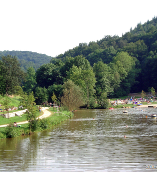 Freizeit- und Erholungsgebiet Münsterseen | © Touristinformation Creglingen /Bild Hein