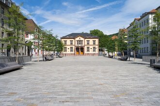 Friedrich-Ebert-Platz in der Heidelberger Altstadt | © Heidelberg Marketing GmbH / Jan Becke