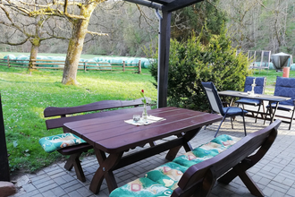 Gartenwirtschaft Zur Lauramühle in Rot am See: Terrasse | © Hohenlohe Schwäbisch Hall