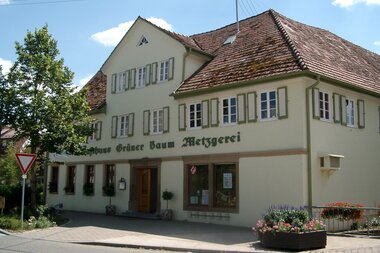 Gasthaus Grüner Baum | Biergarten & Metzgerei | Brackenheim-Botenheim | © Neckar-Zaber-Tourismus e.V.