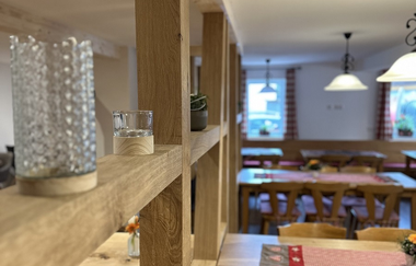 Gasthaus Lamm Innenansicht Tische