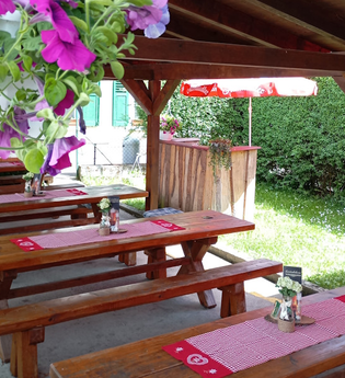 Gasthaus zum Ettetal - Biergarten | © Hohenlohe + Schwäbisch Hall Tourismus e. V.