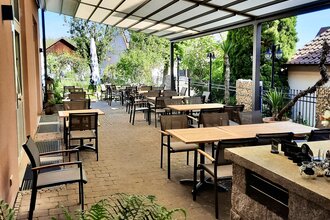Gasthof zum Bären in Bühlertann: Terrasse | © Hohenlohe Schwäbisch Hall