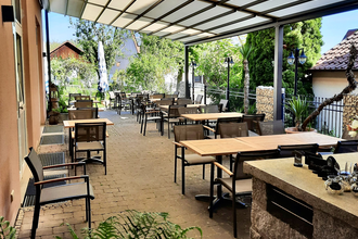 Gasthof zum Bären in Bühlertann: Terrasse | © Hohenlohe Schwäbisch Hall