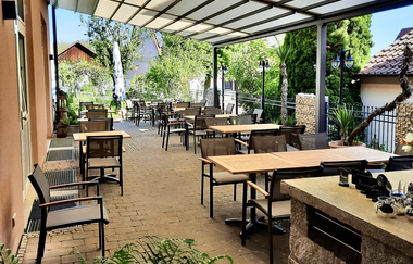 Gasthof zum Bären in Bühlertann: Terrasse | © Hohenlohe Schwäbisch Hall