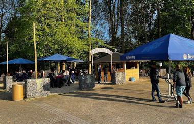 Eingang Biergarten