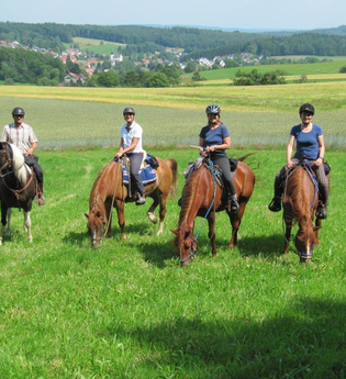 Geführte Reittouren mit APfEL e.V., Heiligenkreuzsteinach