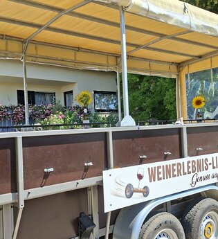 Genuss auf Achse - Planwagenfahrt mit dem Weinerlebnis-Link | © Gudrun Link