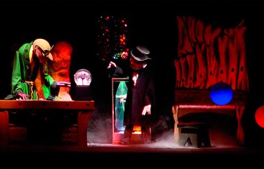 Gerhards Marionetten Der Wunschpunsch | © Gerhards Marionetten I Bild nur in Verbindung mit der Bewerbung des Schwäbisch Haller Gerhards Marionettentheater verwendbar