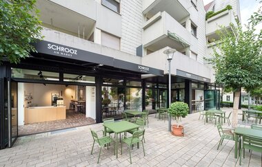 Terrasse der Goetz Tagesbar in Schrozberg | © Hohenlohe + Schwäbisch Hall Tourismus e. V.