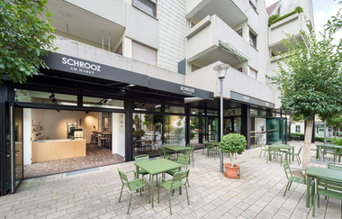 Terrasse der Goetz Tagesbar in Schrozberg | © Hohenlohe + Schwäbisch Hall Tourismus e. V.