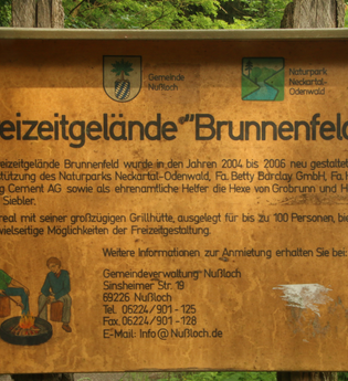 Grillhütte - Freizeitgelände Brunnenfeld, Nußloch | © Beate Otto