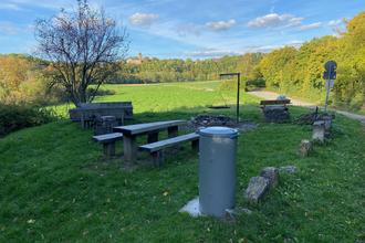 Grillplatz am Wanderparkplatz in Kirchberg | Picknickplatz | © Hohenlohe + Schwäbisch Hall Tourismus e. V.