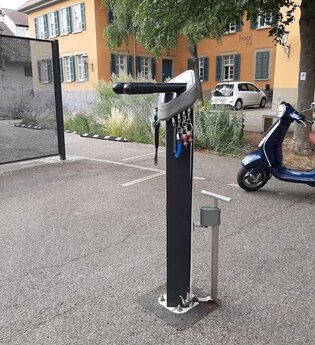 RadSERVICE-Punkt Haalplatz | © Hohenlohe + Schwäbisch Hall Tourismus e. V.
