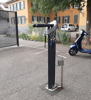 RadSERVICE-Punkt Haalplatz | © Hohenlohe + Schwäbisch Hall Tourismus e. V.