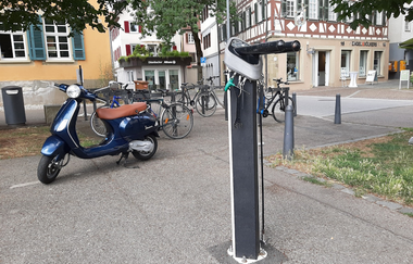 RadSERVICE-Punkt Haalplatz (2) | © Hohenlohe + Schwäbisch Hall Tourismus e. V.