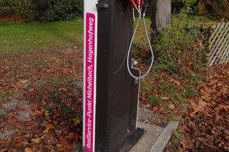 Hagenhofweg in Michelbach an der Bilz | RadSERVICE-Punkt | © Hohenlohe + Schwäbisch Hall Tourismus e. V.