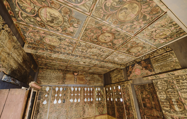 Synagogenvertäfelung ausgestellt im Hällisch-Fränkischen Museum | © Foto: Nico Kurth