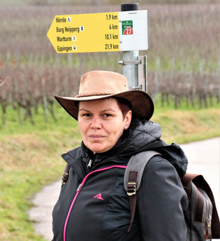 Helga Naujoks | unterwegs im Zabergäu | © Neckar-Zaber-Tourismus e.V.