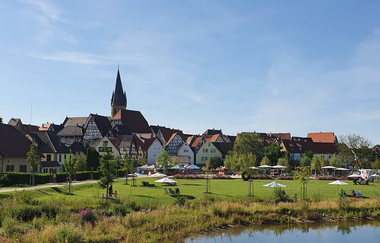 Altstadt mit Stadtweiher | Eppingen | HeilbronnerLand | © Große Kreisstadt Eppingen