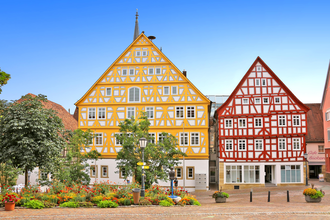 Fachwerkhäuser in Möckmühl |  HeilbronnerLand | © Arbeitsgemeinschaft Kocher-Jagst-Radweg / Andi Schmid