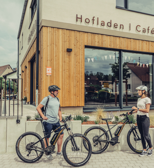 RadServiceStation | Hofcafé Ehrenfeld | HeilbronnerLand | © Touristikgemeinschaft HeilbronnerLand