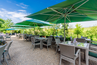 Terrasse des Hofcafé Fuchs | Obersulm | HeilbronnerLand | © Hofcafé Fuchs