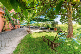 Grüne Terrasse des Hofcafé Fuchs | Obersulm | HeilbronnerLand | © Hofcafé Fuchs