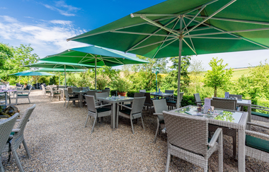 Terrasse des Hofcafé Fuchs | Obersulm | HeilbronnerLand | © Hofcafé Fuchs