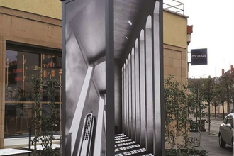 Horst Hamann: Uhrensäule "Schwetzingen by Horst Hamann"