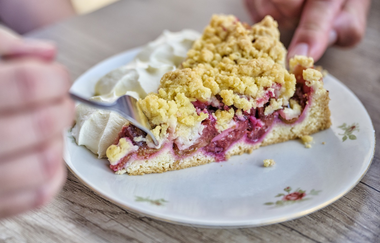Hotel & Café Fachwerk in Vellberg: Hausgemachte Kuchen | © Hohenlohe + Schwäbisch Hall Tourismus e. V.
