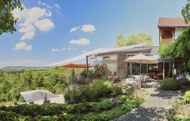 Aussicht im Weinsüden Weinhotel Rappenhof | Weinsberg | HeilbronnerLand | © Hotel & Gutsgaststätte Rappenhof