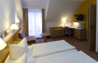 Hotel-Restaurant Sonneck in Schwäbisch Hall: Gästezimmer | © Hohenlohe Schwäbisch Hall