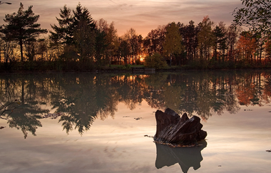 Hügel-Pass "Heiligenbergsee" | © Naturpark Stromberg-Heuchelberg