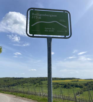 Hügel-Pass "Heiligenbergsee" | © Kraichgau-Stromberg Tourismus e.V.