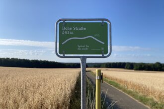 Passbeschilderung Hohe Straße | Östringen | © Kraichgau-Stromberg Tourismus e.V.
