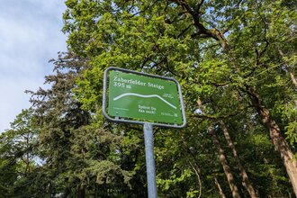 Hügel-Pass Zaberfelder Steige auf 395 Metern im Wald bei Zaberfeld | © Kraichgau-Stromberg Tourismus e.V.