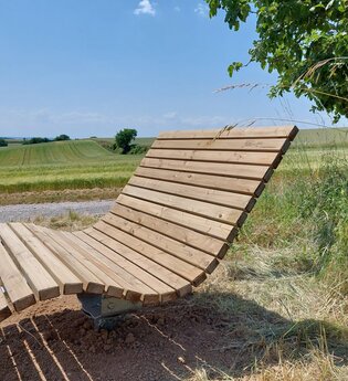 Hügelsofa bei Kraichtal-Menzingen | © Stadt Kraichtal