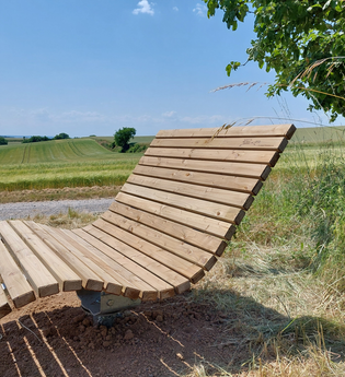 Hügelsofa bei Kraichtal-Menzingen | © Stadt Kraichtal