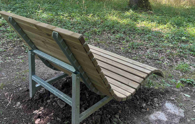 Hügel-Sofa bei Östringen - am Naturerlebnispfad