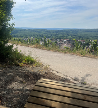 Ausblick auf Landschaft