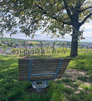 Hügel-Sofa bei Sulzfeld - Gänsberg | © Gemeinde Sulzfeld