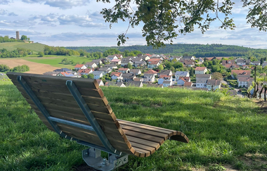 Hügel-Sofa bei Sulzfeld - Gänsberg | © Gemeinde Sulzfeld