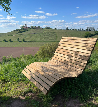 Hügel-Sofa bei Sulzfeld - Tobel | © Gemeinde Sulzfeld